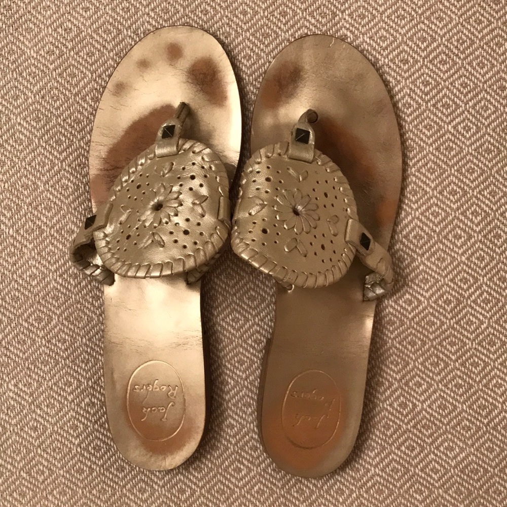 Jack Rogers, ‘Georgica’ Sandal in Pewter
